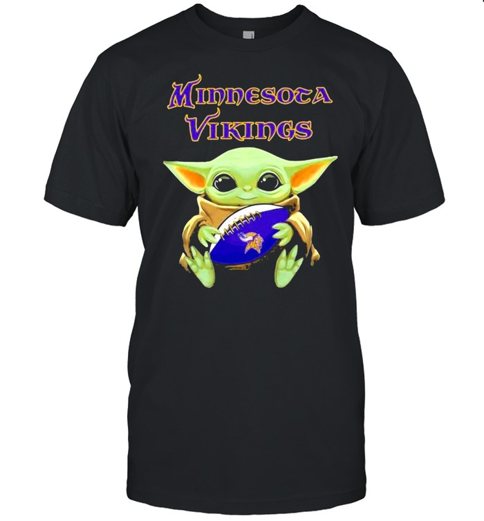 Minnesota Vikings Baby Yoda Football shirt Classic Men's T-shirt