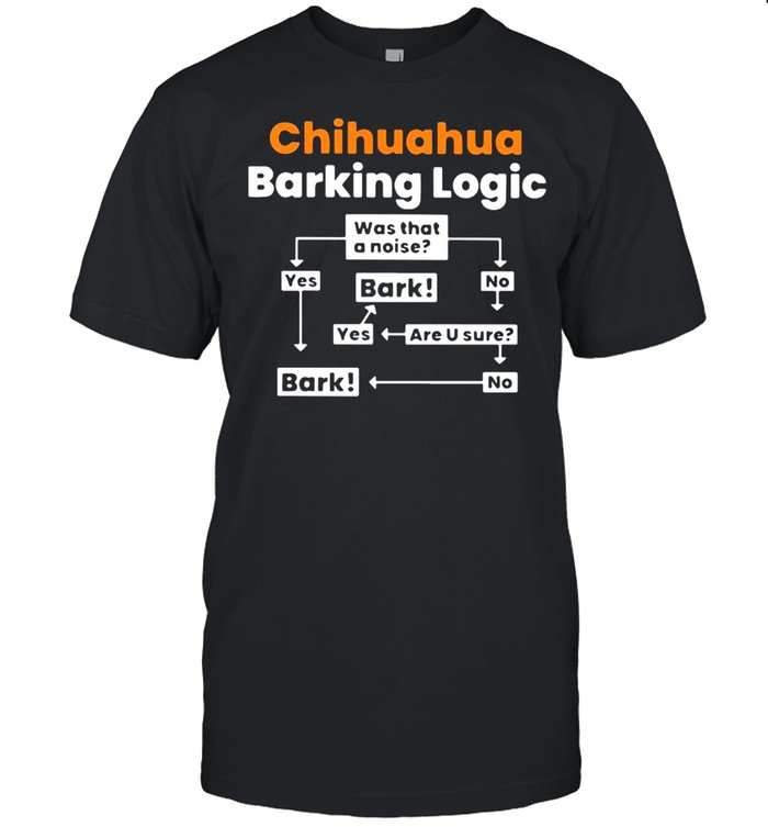 Chihuahua Barking Logic Was That A Noise shirt