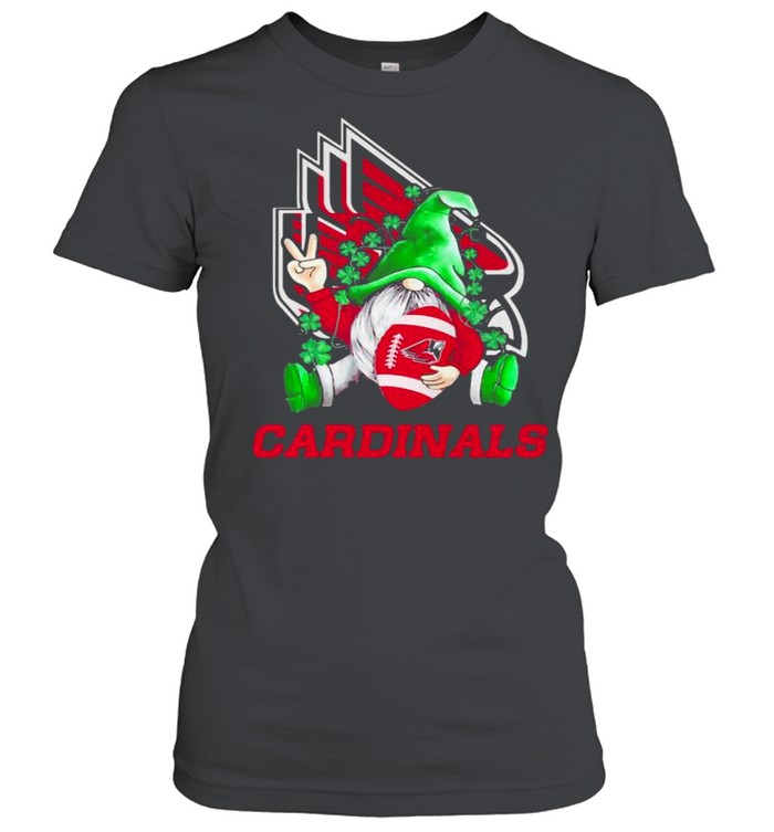 Cardinals Football Gnome Patrick’s Day shirt Classic Women's T-shirt