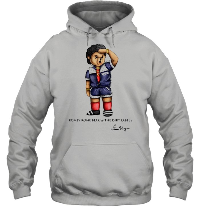 Romey Rome Bear By The Dirt Label shirt Unisex Hoodie