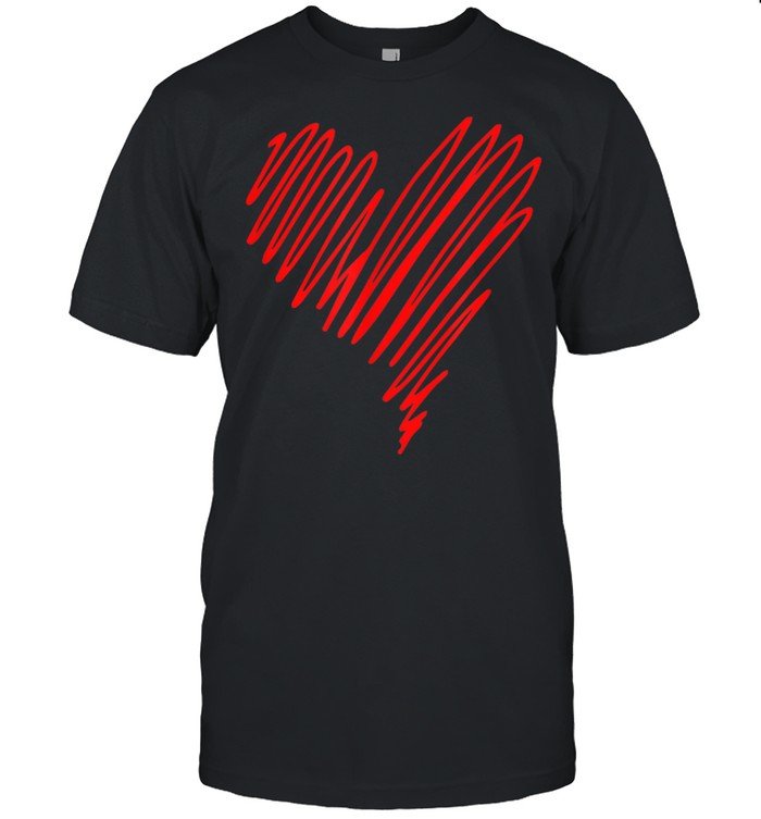 Shaded Heart Valentines shirt