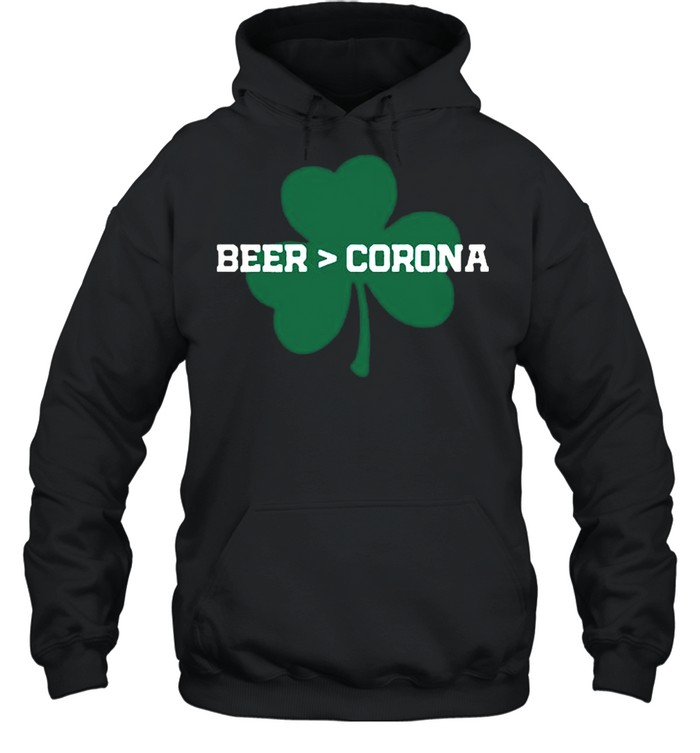 Beer Corona Saint Patricks Day 2021 shirt Unisex Hoodie