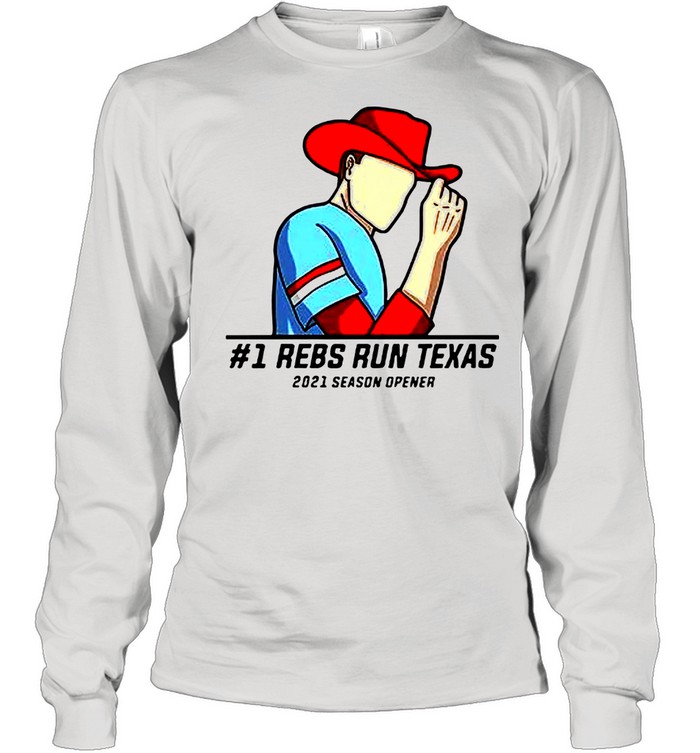 #1 Reps Run Texas 2021 Season Opener shirt Long Sleeved T-shirt