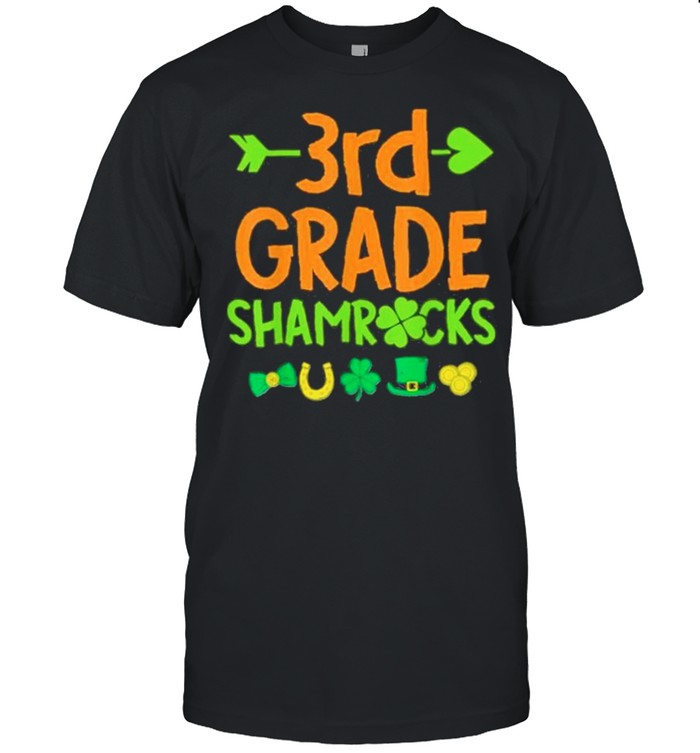 3rd Grade Shamrock St Patricks Day shirt Classic Men's T-shirt