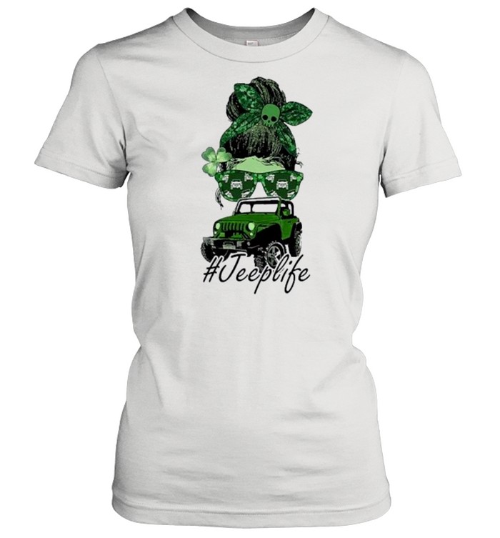 Skull and Jeeplife St patricks day shirt - Bes Tee Shops