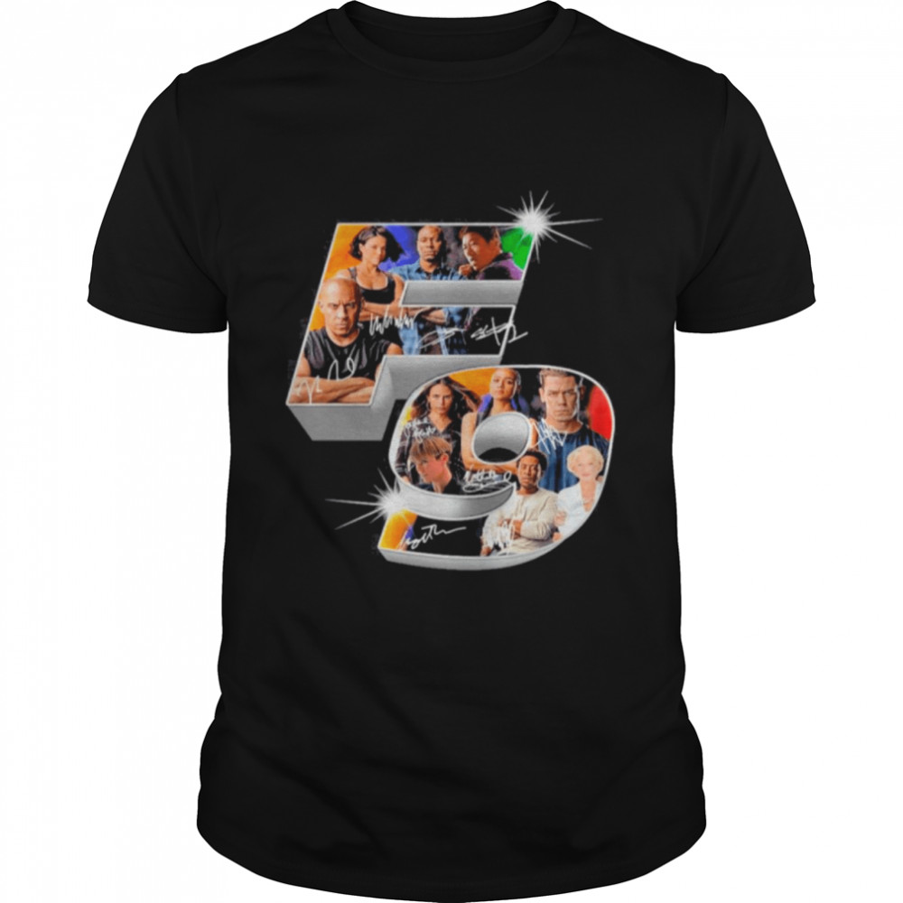 The Fast And Furious F9 Signatures shirt