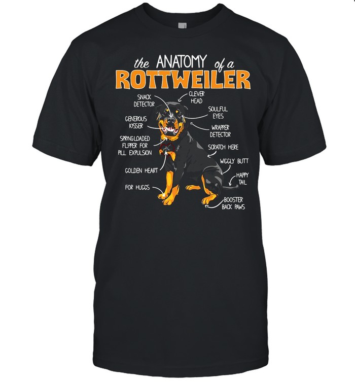The Anatomy Of A Rottweiler shirt