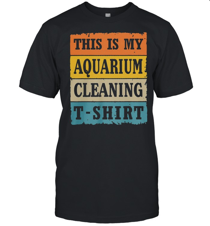 Vintage this is my aquarium cleaning shirt Classic Men's T-shirt