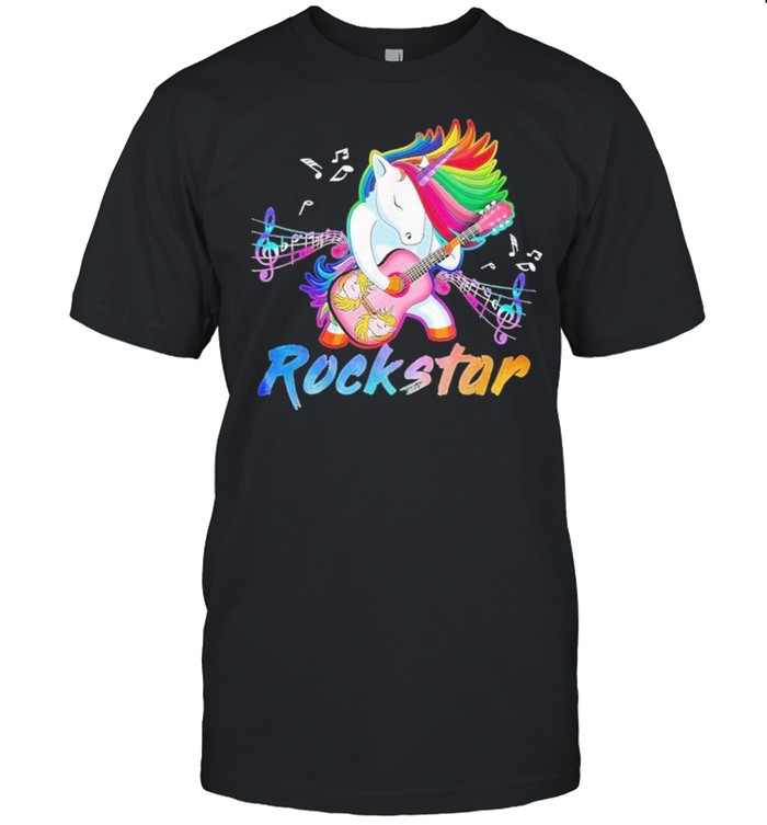 Unicorn Rockstar Guitar shirt
