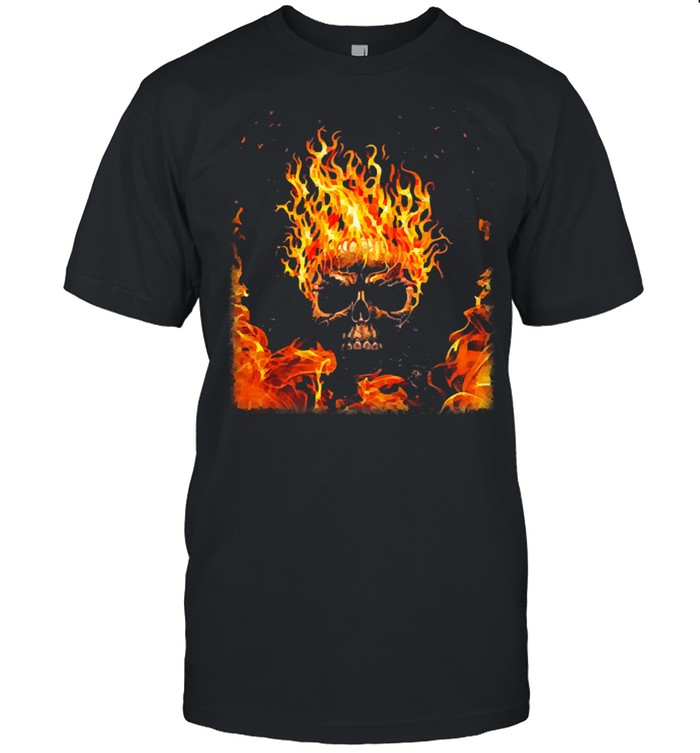 Skull fire shirt
