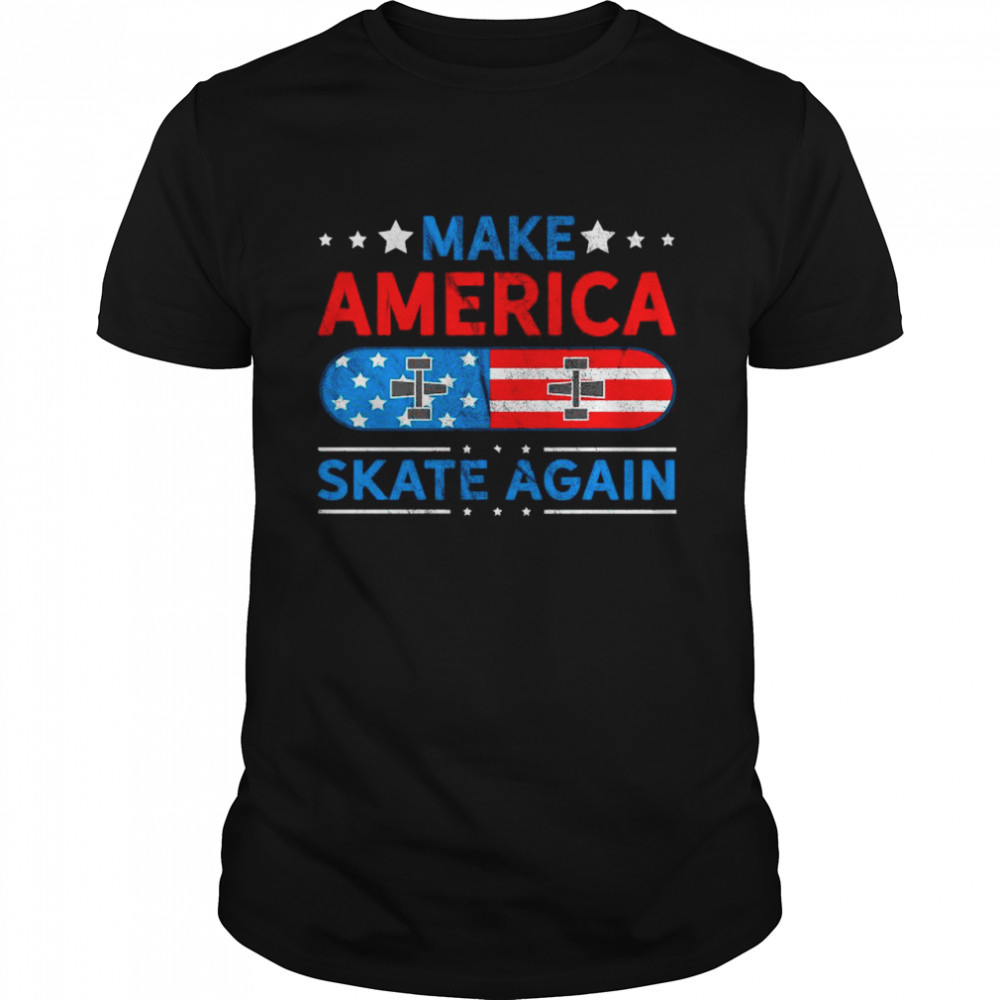 Make America Skate Again Flag shirt