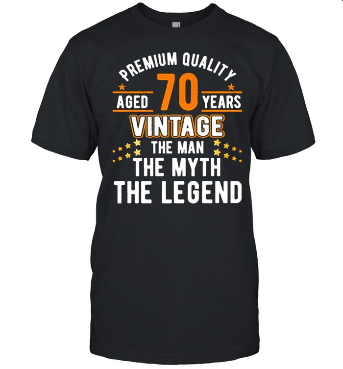 Vintage The Man Myth Legend 70 Yrs 70Th Birthday  Classic Men's T-shirt