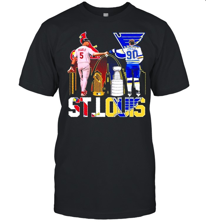 5 Pujols St Louis Cardinals And 90 Oreilly St.louis Blues Of St.louis Sports shirt
