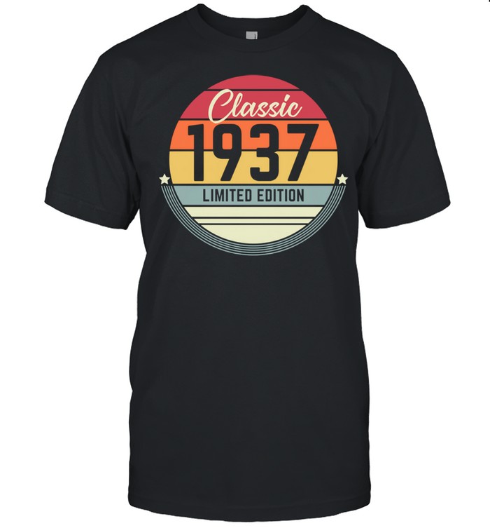 84th Birthday 1937 Classic Vintage Retro shirt Classic Men's T-shirt