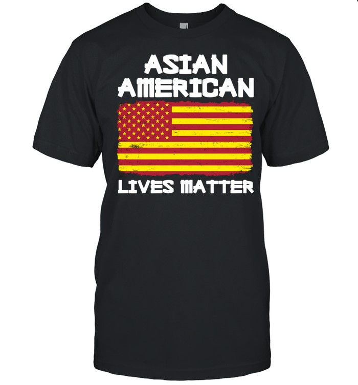 Asian American Lives Matter AAPI Pride US Flag Proud Asian shirt