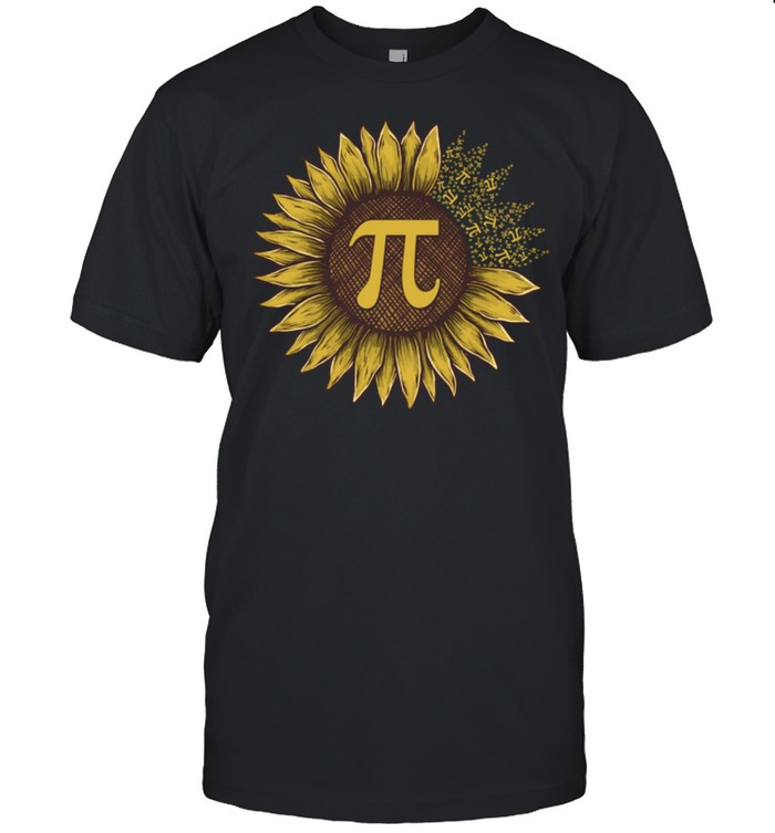 Pi Day Sunflowers Pi Number Symbol Teacher Math shirt Classic Men's T-shirt