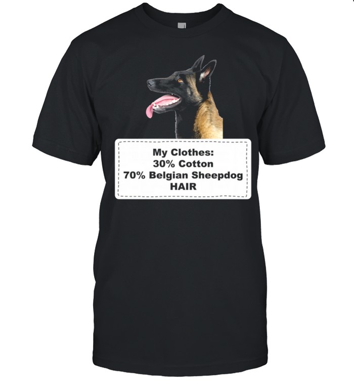 Shedding Dog Belgian Sheepdog shirt Classic Men's T-shirt