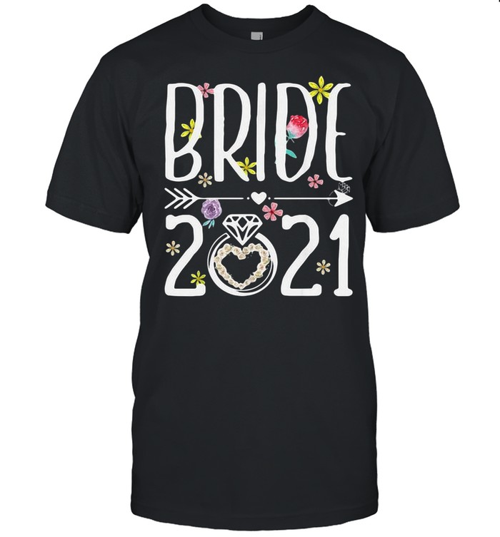 Bride 2021 Flower T-shirt Classic Men's T-shirt