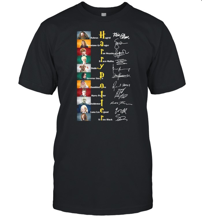 Signature Name Of All People Harry Potter Shirt