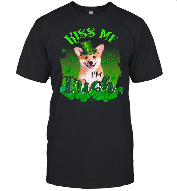 Corgi Kiss Me I’m Irish With St Patrick’s Day shirt Classic Men's T-shirt
