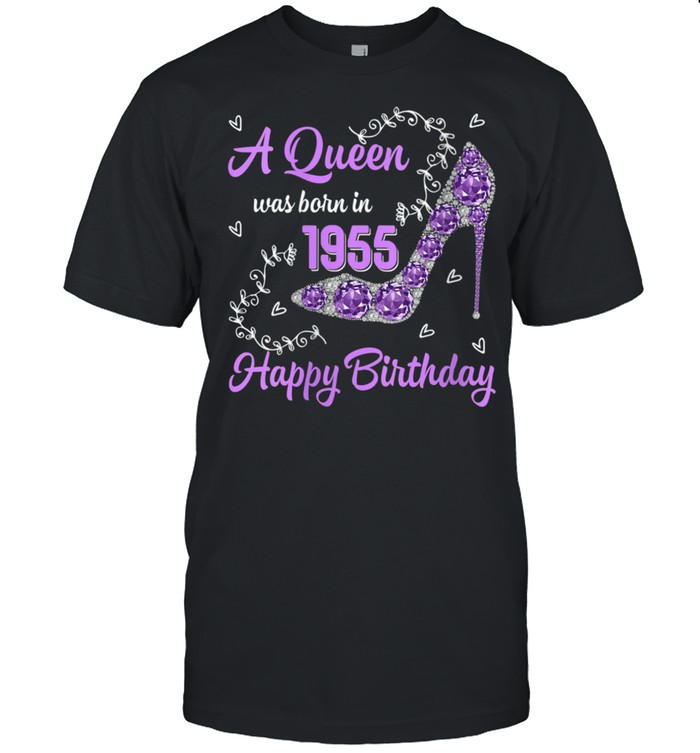Girls Was Born In 1955 Happy Bday To Me 66 Yrs old shirt Classic Men's T-shirt