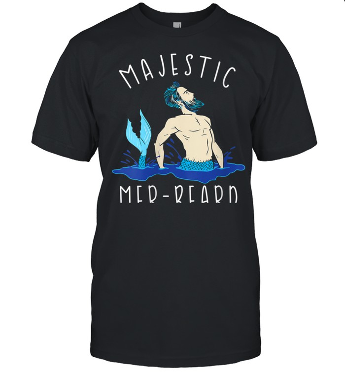 Majestic MerBeard Humor Beard Manly apparel shirt