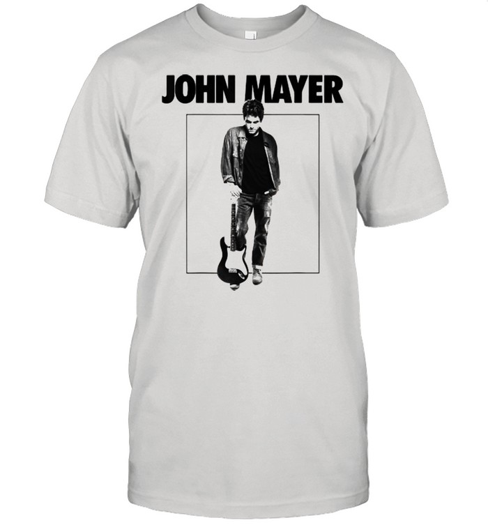 John Mayer Playing Guitar Music  Classic Men's T-shirt