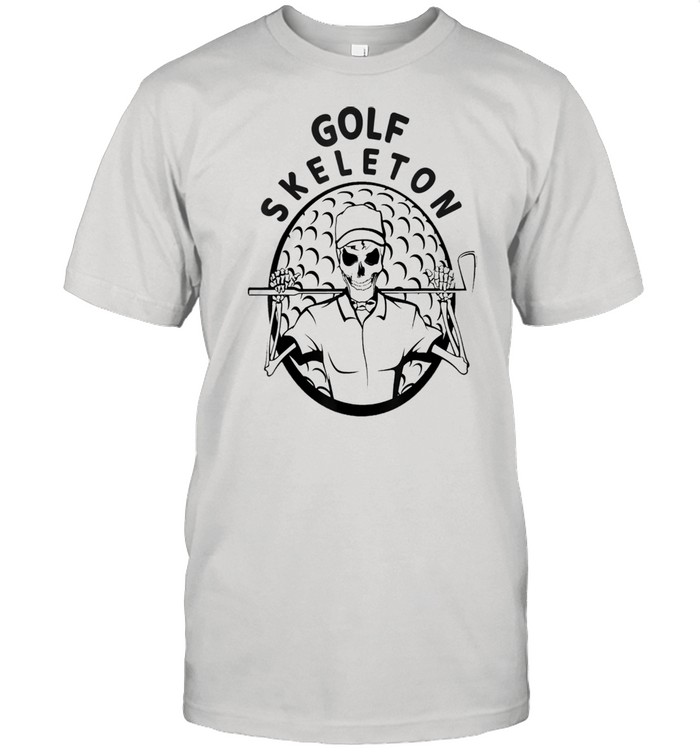 Skeleton Golfer Halloween Golfing shirt