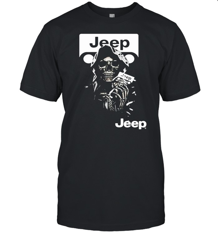 Skull With Logo Jeep  Classic Men's T-shirt