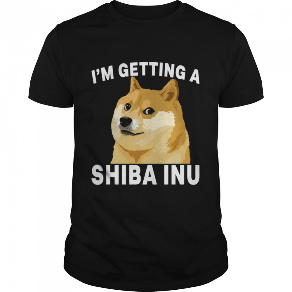 I'm Getting A Shiba Inu shirt Classic Men's T-shirt
