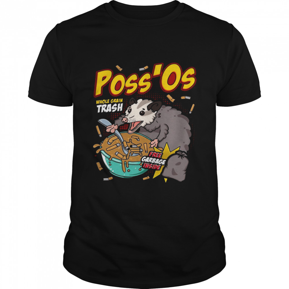 Poss’Os Possum Cereal Box T-shirt Classic Men's T-shirt