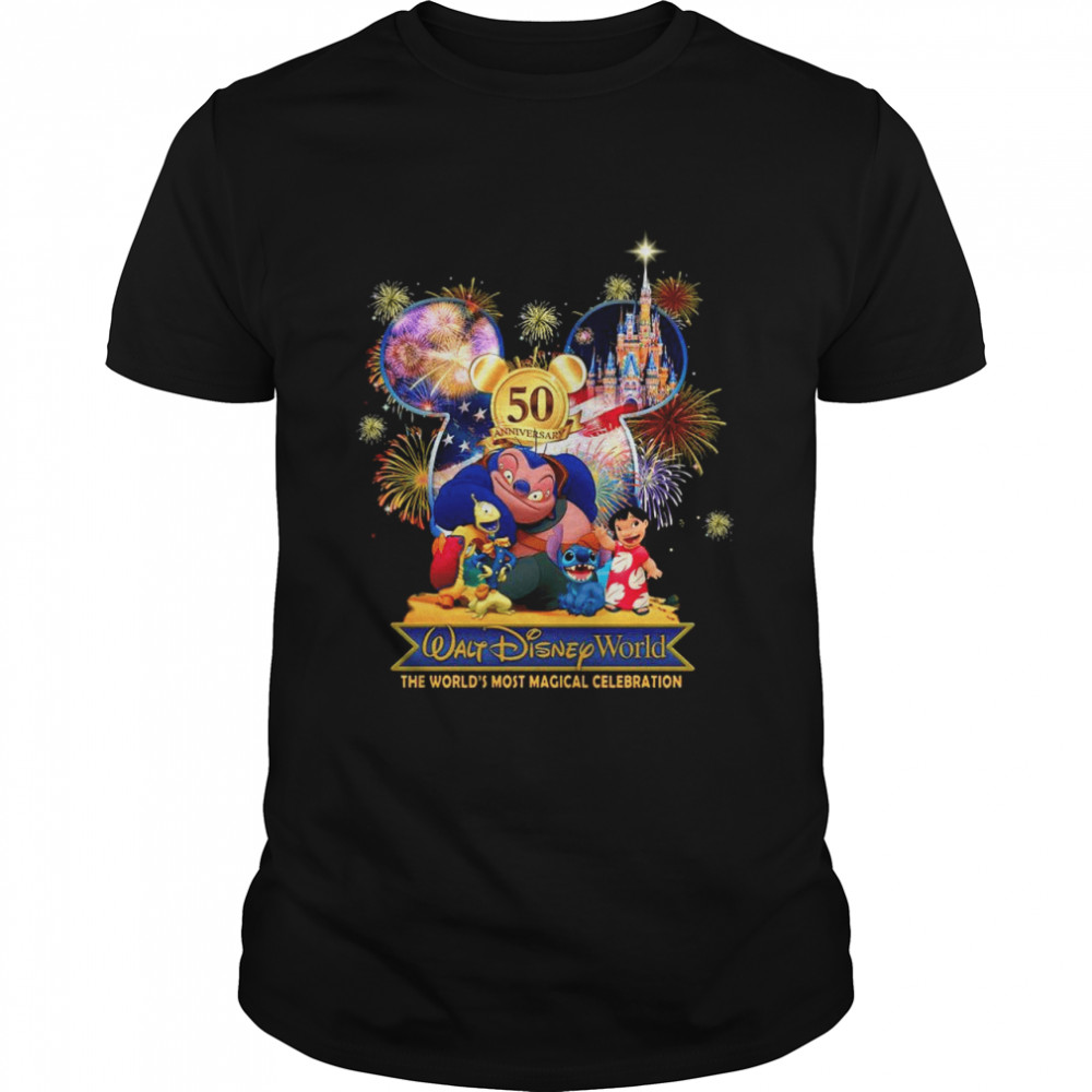 50th Anniversary The Walt Disney World With The Worlds Most Magical Celebration shirt Classic Men's T-shirt