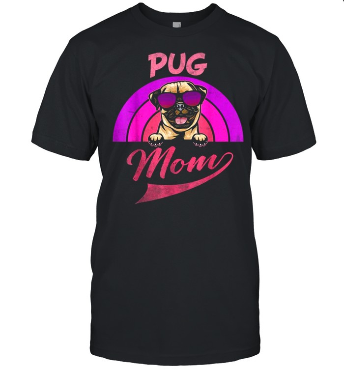 Vintage Pug Mom Mother’s Day Shirt