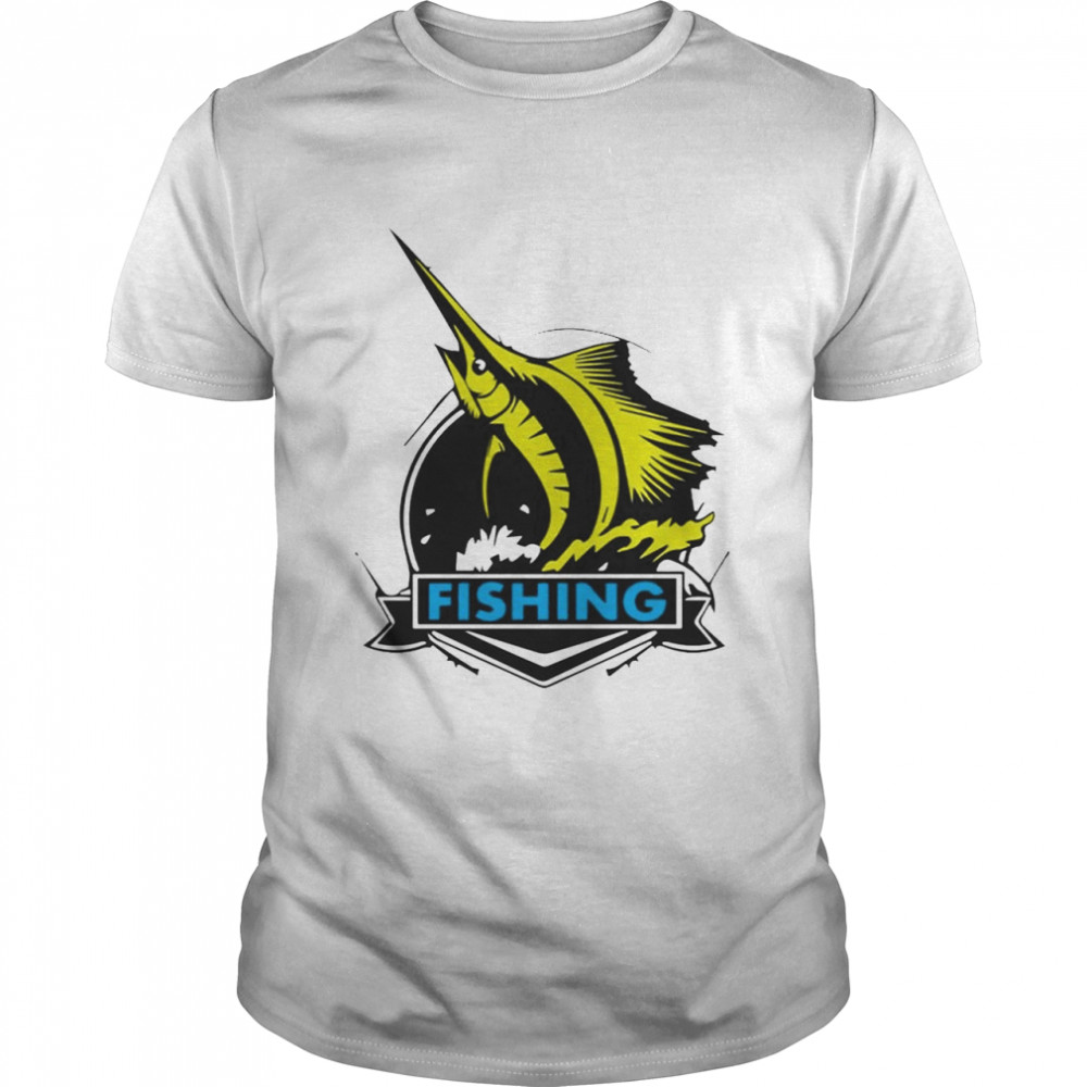 Fishing On Rough Seas  Classic Men's T-shirt
