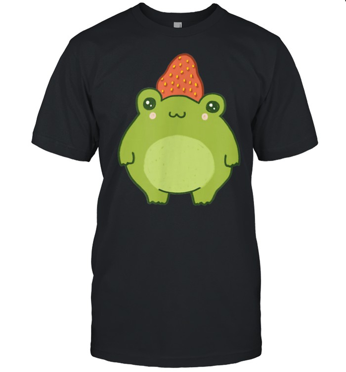 Strawberry Frog Pastel Kawaii Cottagecore Aesthetic  Classic Men's T-shirt