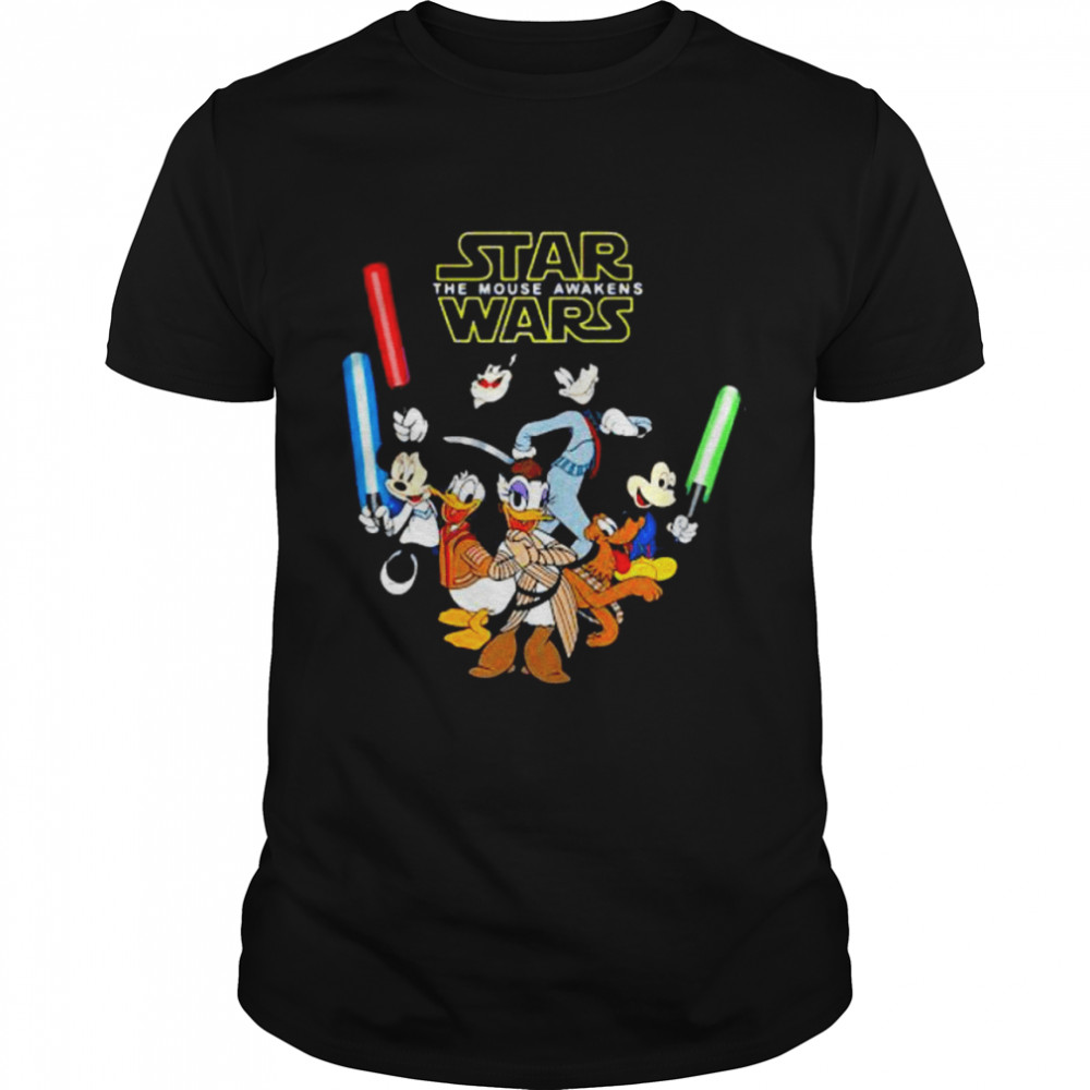 Star Wars The Mouse Awaken Mickey Donal Disney Shirt
