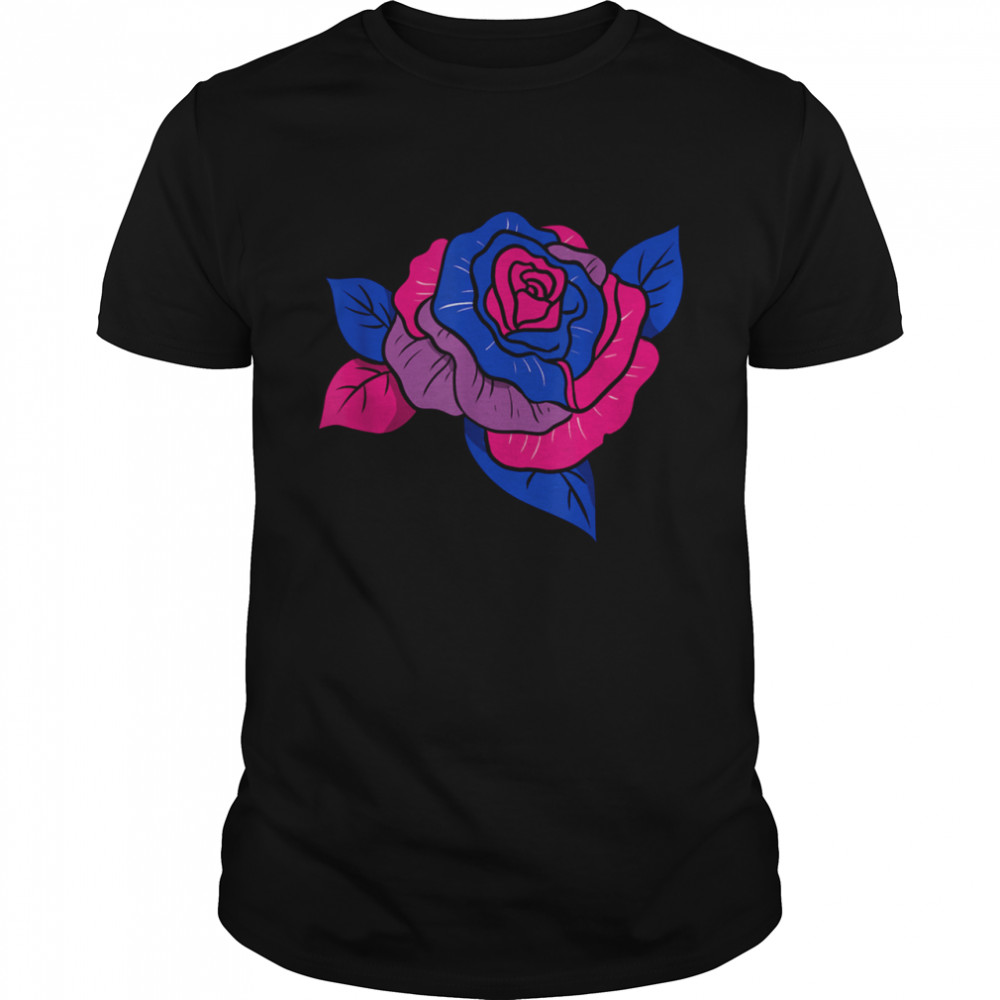 Bisexual Pride Rose Bisexual  Classic Men's T-shirt