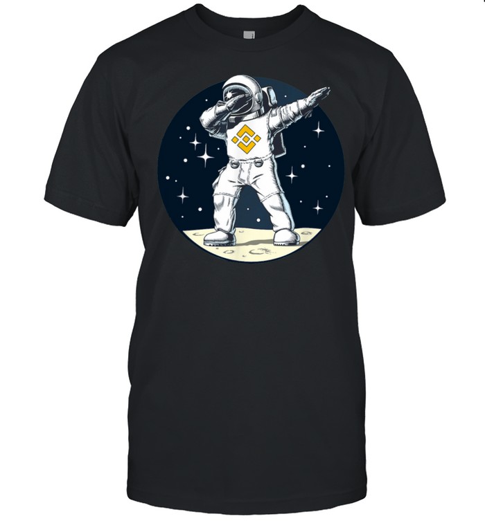 Cryptocurrency Talk Fun BNB Binance Dabbing Space Man  Classic Men's T-shirt