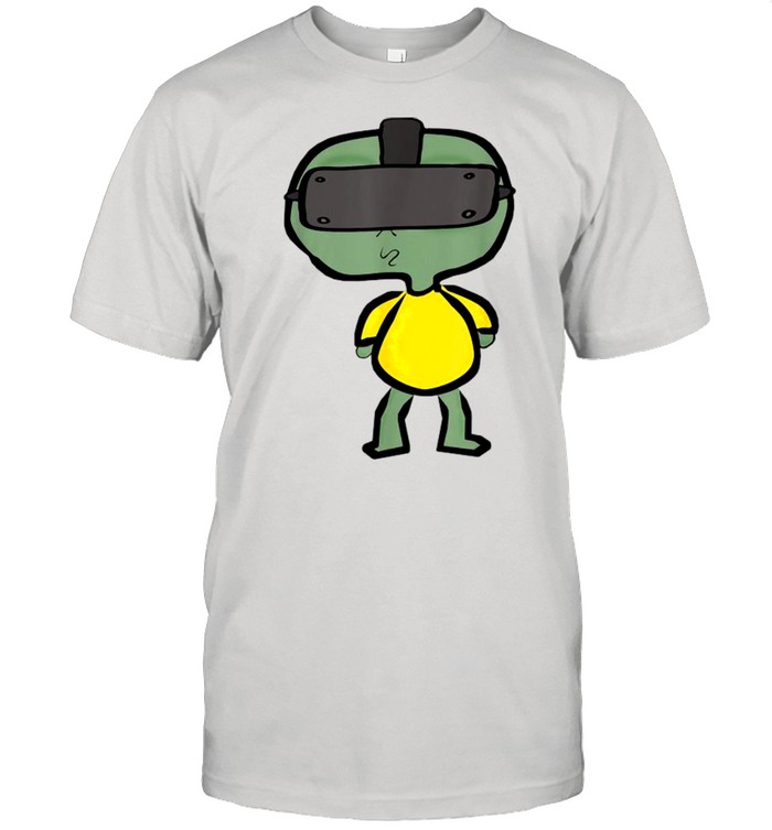 Virtual Reality Alien VR Gamer  Classic Men's T-shirt