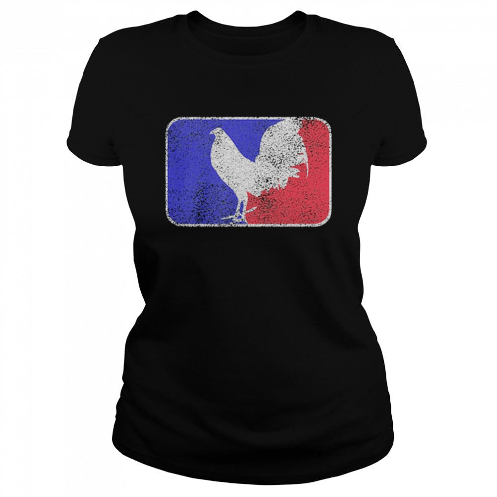 Chicken France Flag shirt Classic Women's T-shirt