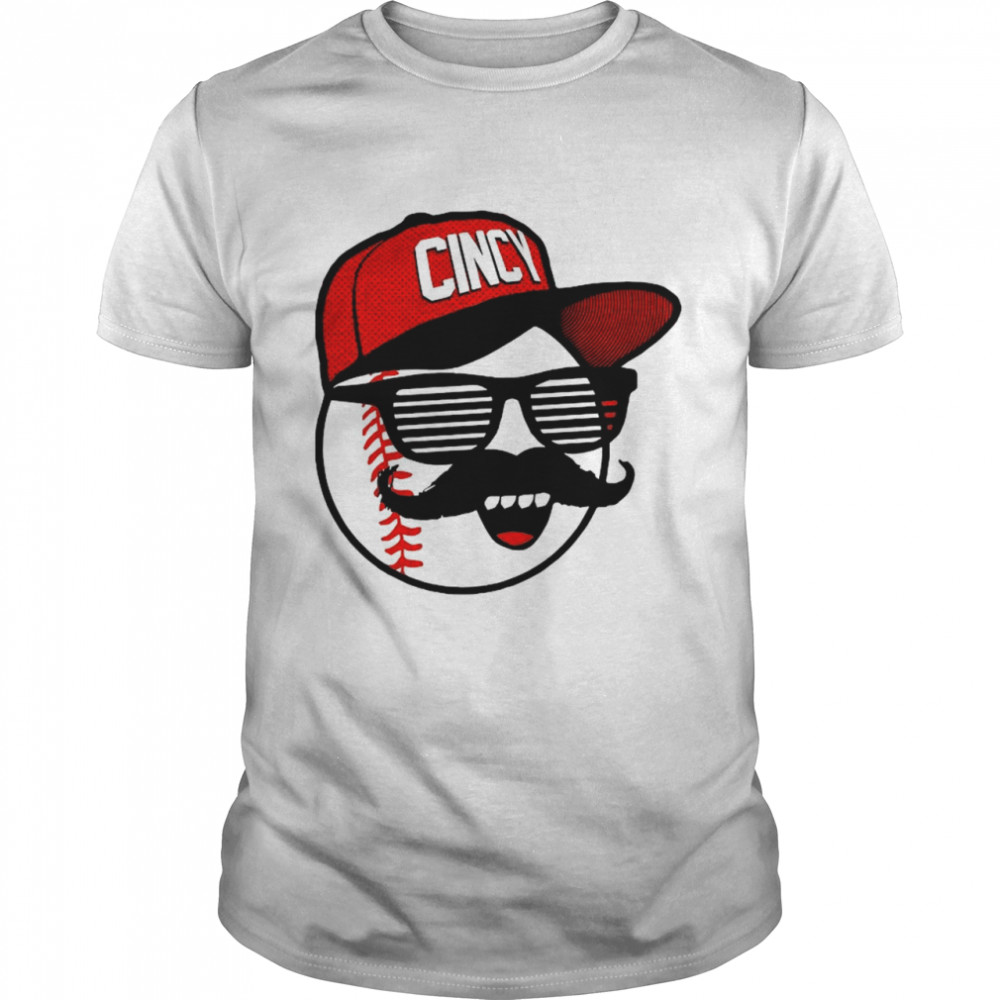 Cincy s Baseball – Mlbpa, Johnny Bench Mr. Red Shades shirt Classic Men's T-shirt