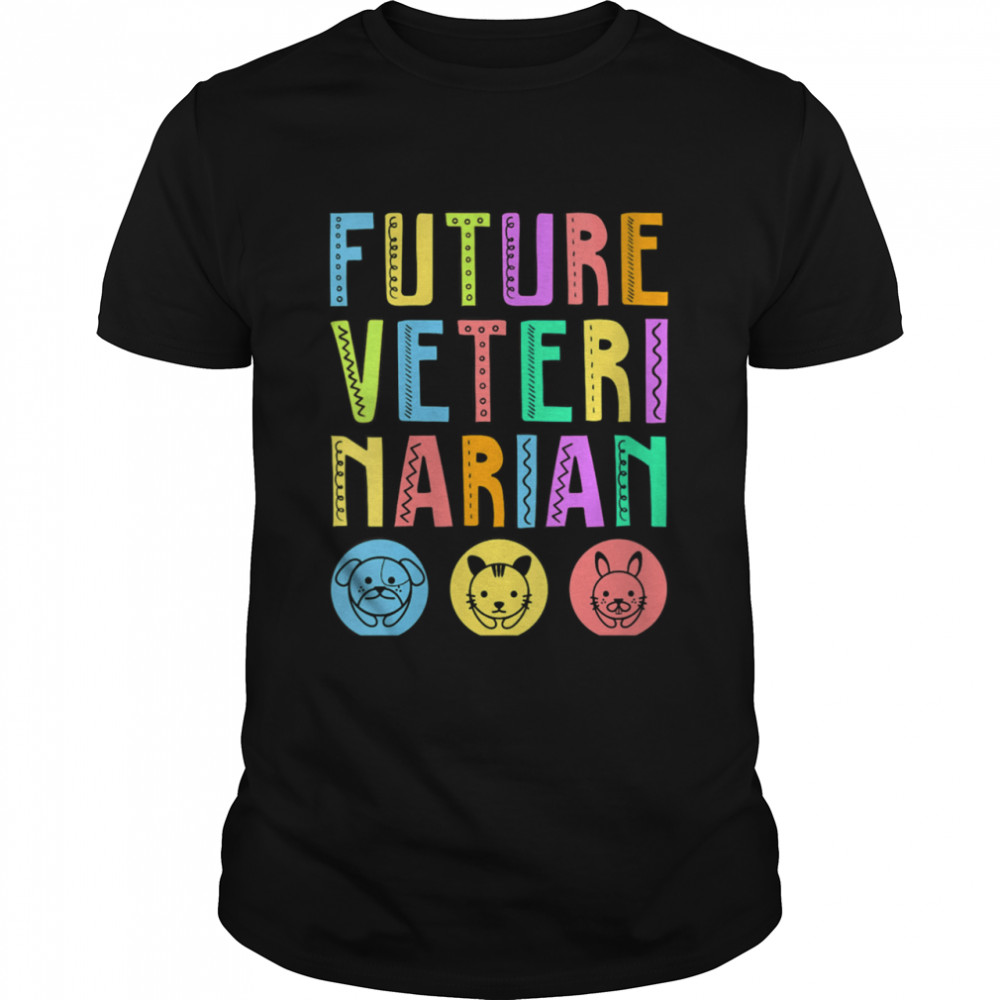 Future Veterinarian Kid or Adult Aspiring Career shirt Classic Men's T-shirt