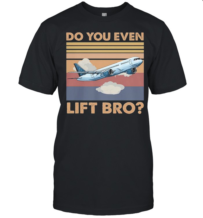 Planes do you even lift bro vintage shirt Classic Men's T-shirt