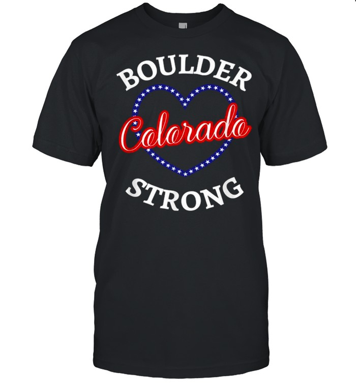 Boulder Colorado Strong Heart Shirt