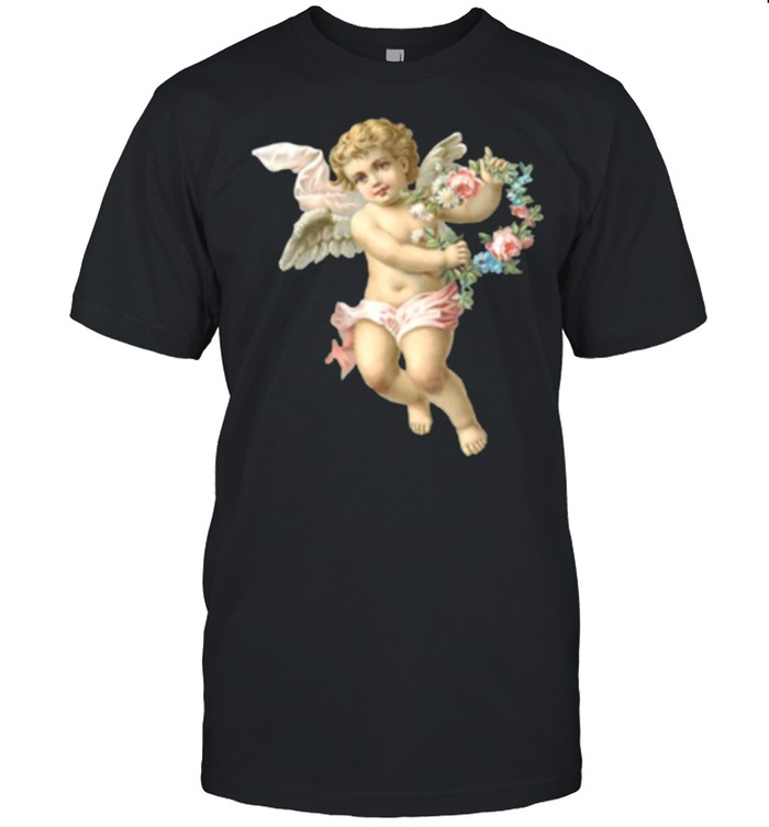 Cherub Angels Fine Art Victorian Love  Classic Men's T-shirt