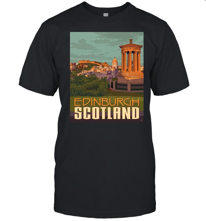 Edinburgh Travel Vintage Reprint T-shirt Classic Men's T-shirt