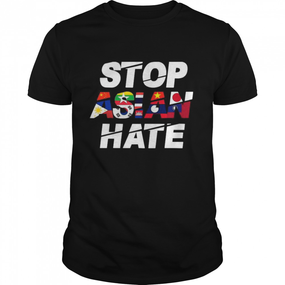 Stop Asian Hate Flag Wonderful shirt Classic Men's T-shirt