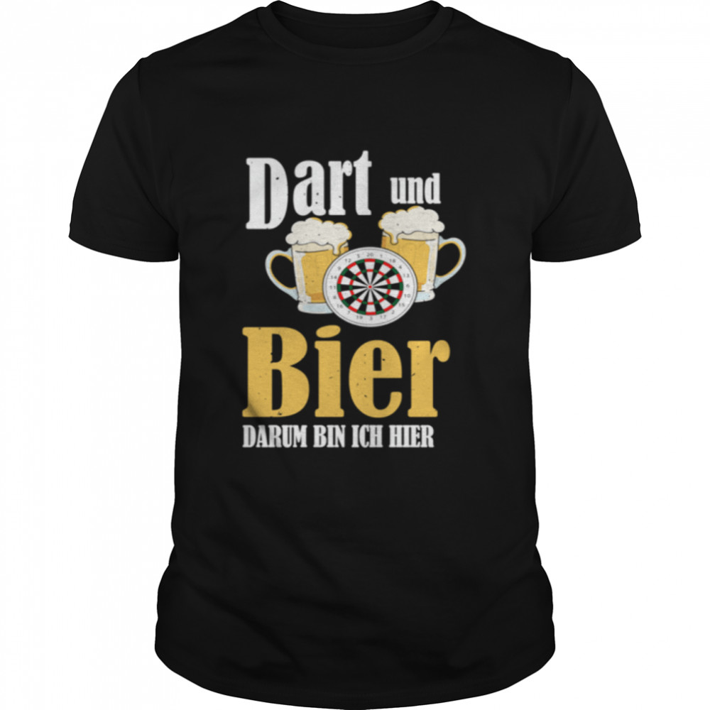 Bier Spruch Bullseye Evolution Papa Darten Jungs  Classic Men's T-shirt