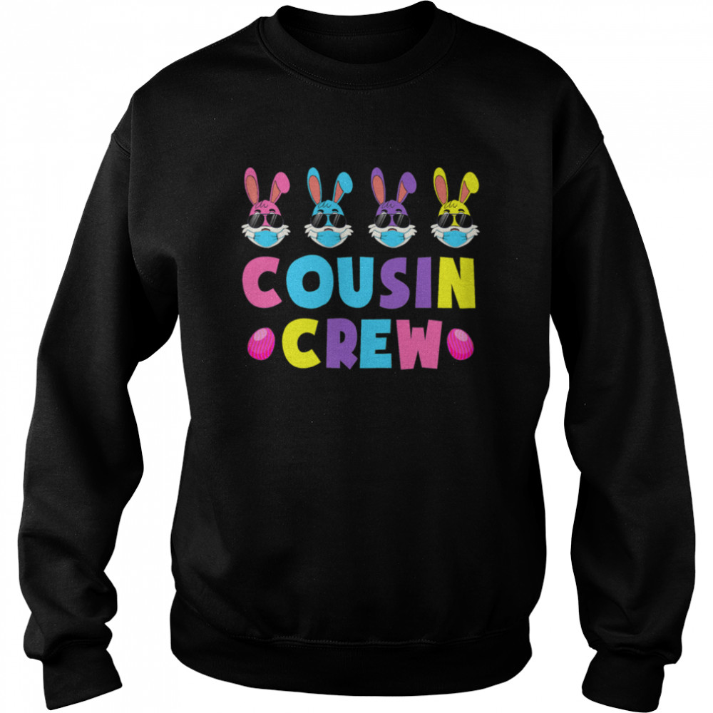 Cousin Crew Squad Easter Bunny Rabbits Toddler  Unisex Sweatshirt