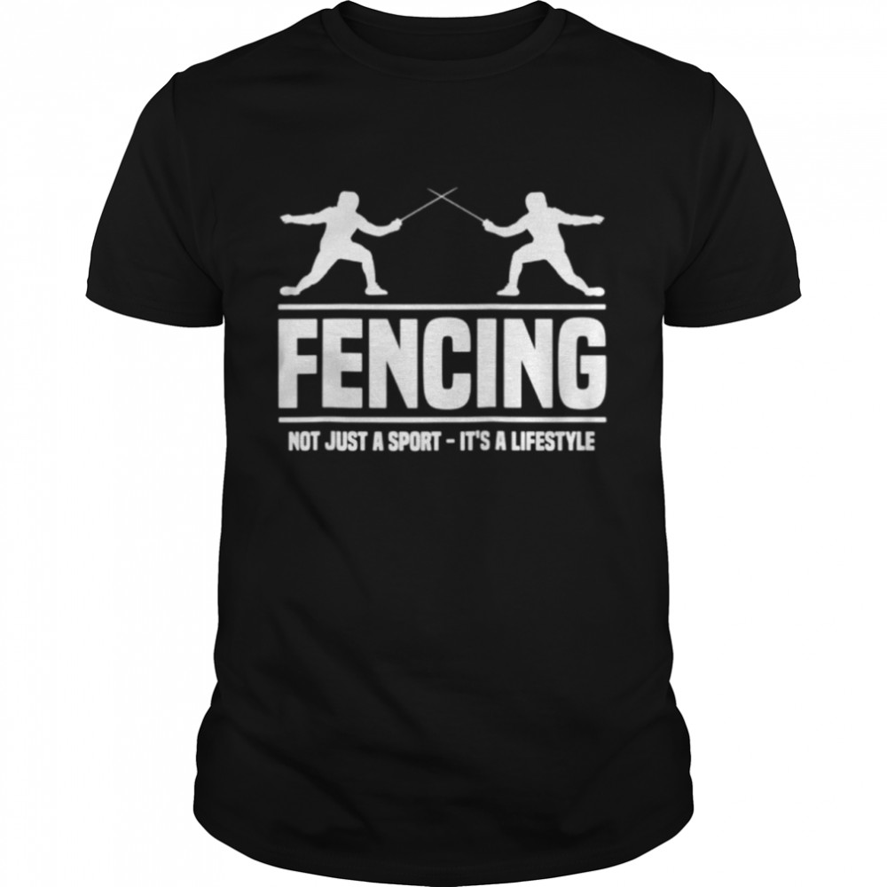 Fencer Fencing Sports Sword Fighting Fencing  Classic Men's T-shirt